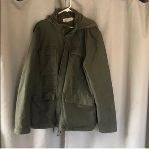 Army Green Men Jacket XL